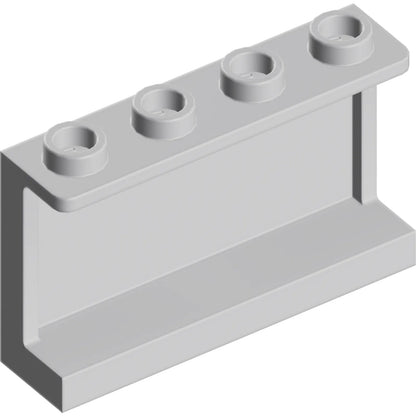 Part 14718 - Panel 1 x 4 x 2 with Side Supports - Hollow Studs