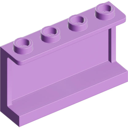 Part 14718 - Panel 1 x 4 x 2 with Side Supports - Hollow Studs