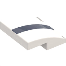 Part 15068pb164 - Slope, Curved 2 x 2 x 2/3 with Dark Blue Stripe Pattern