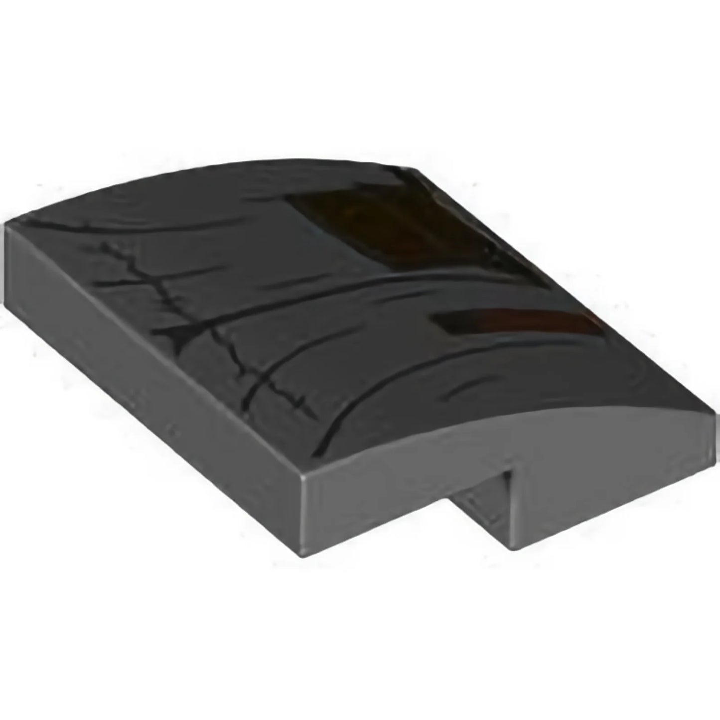 Part 15068pb470 - Slope, Curved 2 x 2 x 2/3 with Robe, Dark Brown Pouch, and Reddish Brown Belt Pattern (Gandalf Robe)