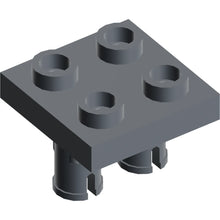 Part 15092 - Plate, Modified 2 x 2 with Pins on Bottom
