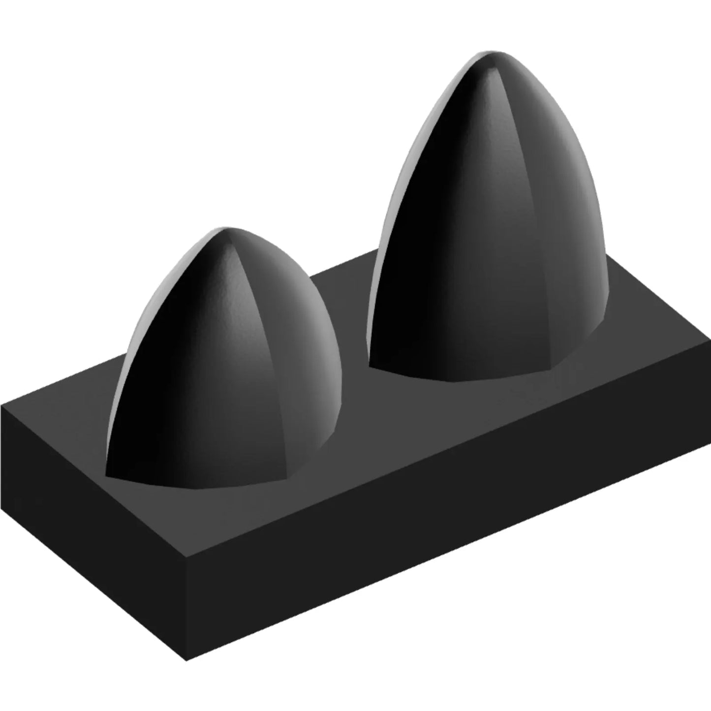 Part 15209 - Tile, Modified 1 x 2 with 2 Teeth Vertical