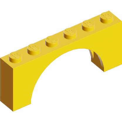 Part 15254 - Arch 1 x 6 x 2 - Medium Thick Top without Reinforced Underside
