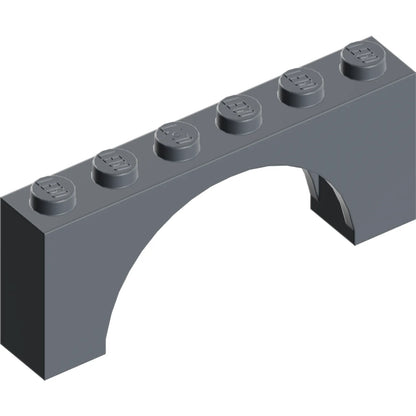 Part 15254 - Arch 1 x 6 x 2 - Medium Thick Top without Reinforced Underside