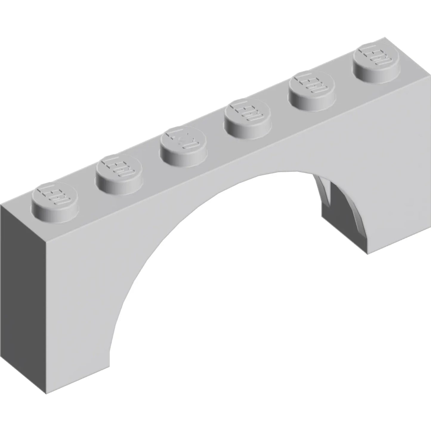 Part 15254 - Arch 1 x 6 x 2 - Medium Thick Top without Reinforced Underside