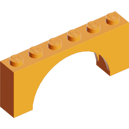 Part 15254 - Arch 1 x 6 x 2 - Medium Thick Top without Reinforced Underside