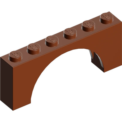 Part 15254 - Arch 1 x 6 x 2 - Medium Thick Top without Reinforced Underside