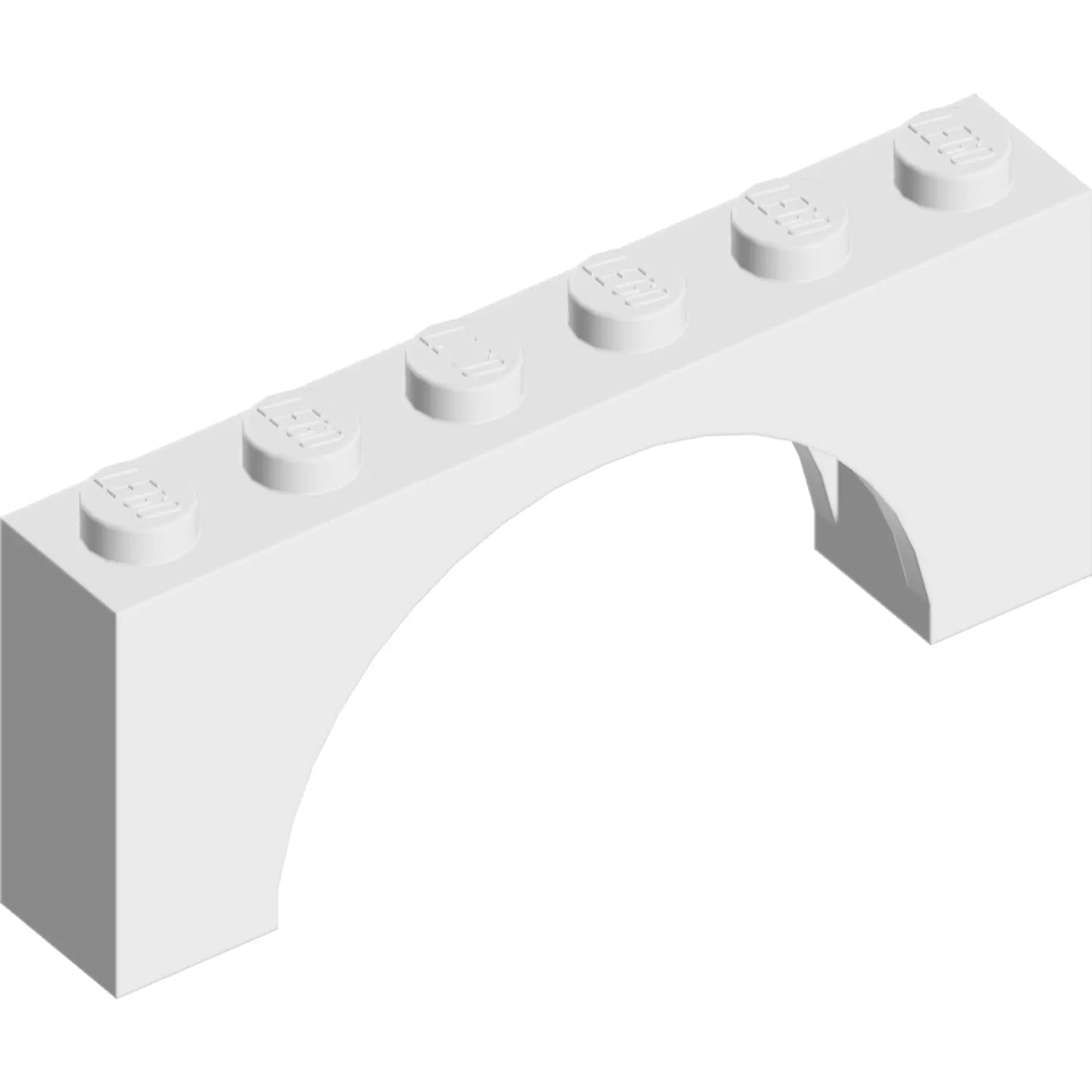 Part 15254 - Arch 1 x 6 x 2 - Medium Thick Top without Reinforced Underside