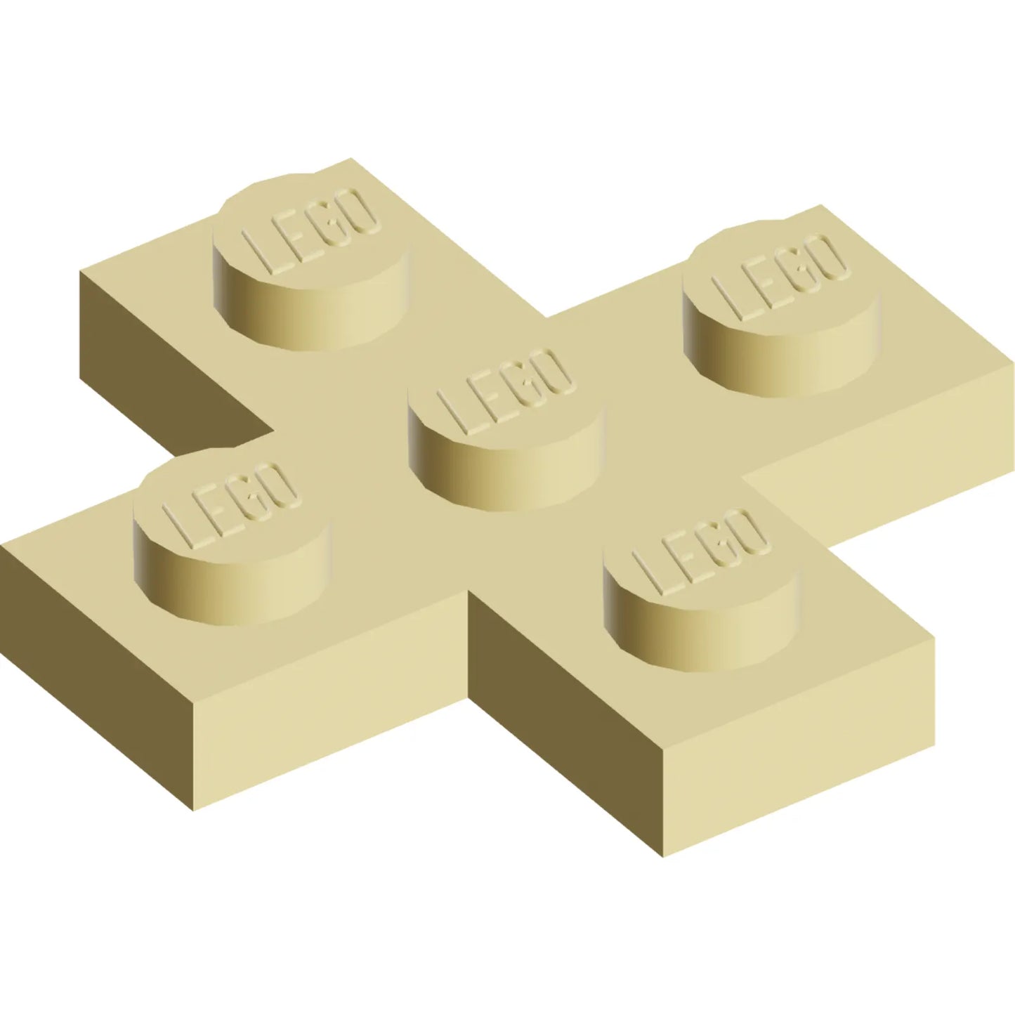 Teil 15397 - Platte, modifiziertes 3 x 3 Kreuz