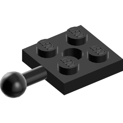 Part 15456 - Plate, Modified 2 x 2 with Tow Ball and Hole