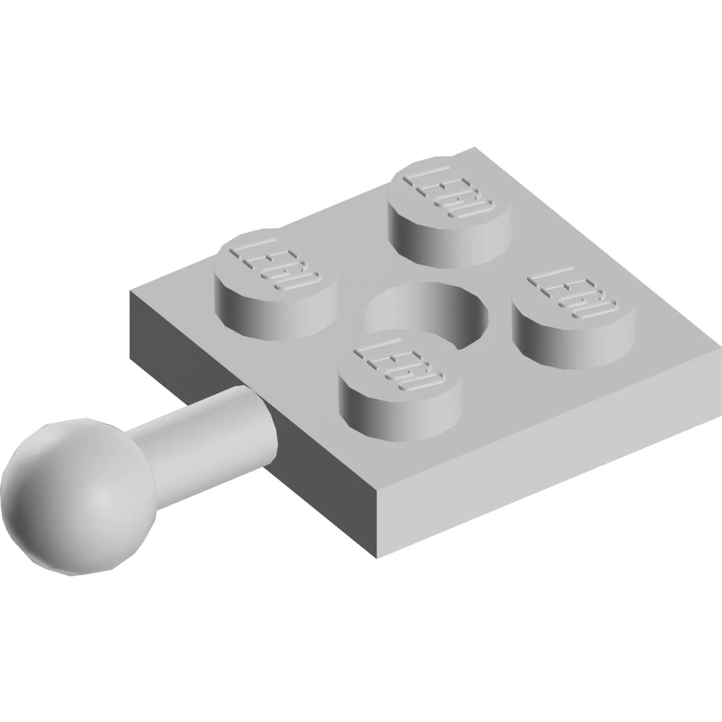 Part 15456 - Plate, Modified 2 x 2 with Tow Ball and Hole