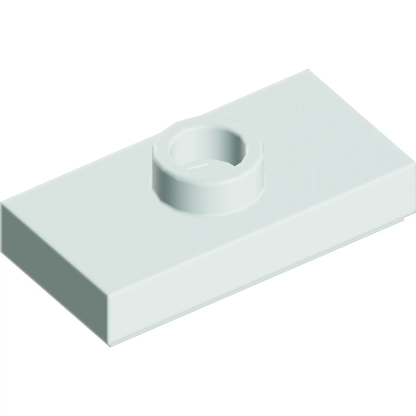 Part 15573 - Plate, Modified 1 x 2 with 1 Stud with Groove and Bottom Stud Holder (Jumper)