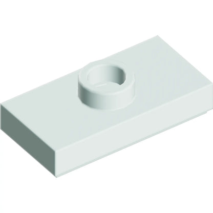 Part 15573 - Plate, Modified 1 x 2 with 1 Stud with Groove and Bottom Stud Holder (Jumper)