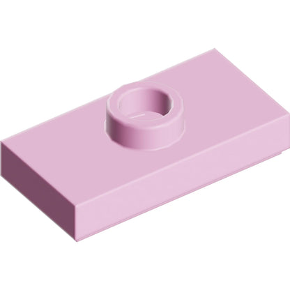 Part 15573 - Plate, Modified 1 x 2 with 1 Stud with Groove and Bottom Stud Holder (Jumper)
