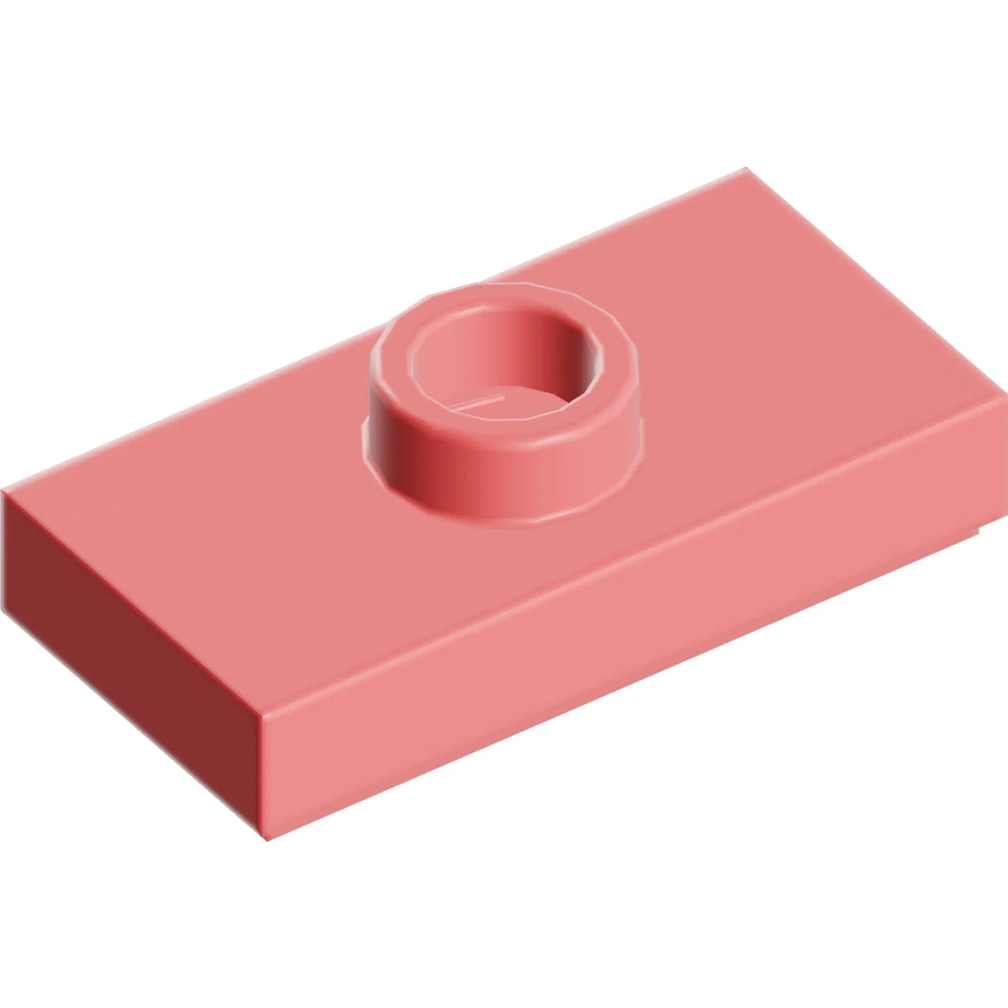 Part 15573 - Plate, Modified 1 x 2 with 1 Stud with Groove and Bottom Stud Holder (Jumper)