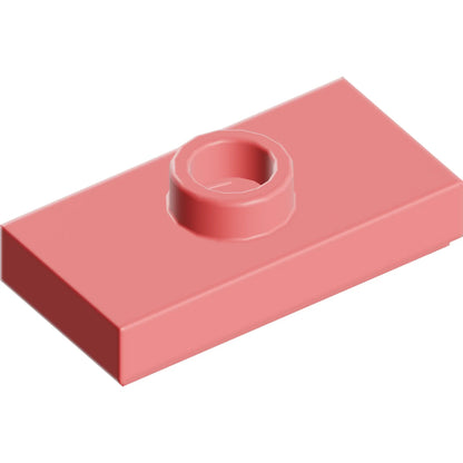 Part 15573 - Plate, Modified 1 x 2 with 1 Stud with Groove and Bottom Stud Holder (Jumper)