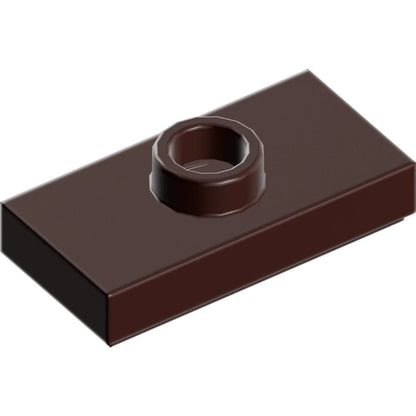 Part 15573 - Plate, Modified 1 x 2 with 1 Stud with Groove and Bottom Stud Holder (Jumper)