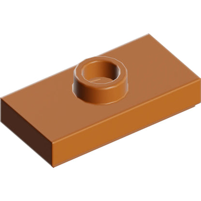 Part 15573 - Plate, Modified 1 x 2 with 1 Stud with Groove and Bottom Stud Holder (Jumper)