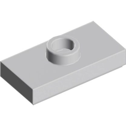 Part 15573 - Plate, Modified 1 x 2 with 1 Stud with Groove and Bottom Stud Holder (Jumper)