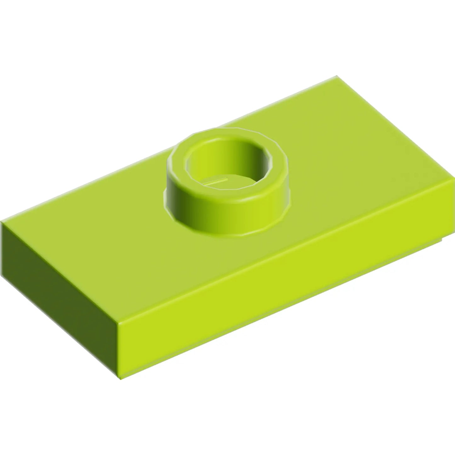 Part 15573 - Plate, Modified 1 x 2 with 1 Stud with Groove and Bottom Stud Holder (Jumper)