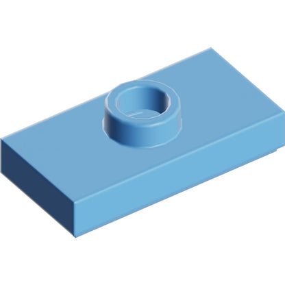 Part 15573 - Plate, Modified 1 x 2 with 1 Stud with Groove and Bottom Stud Holder (Jumper)