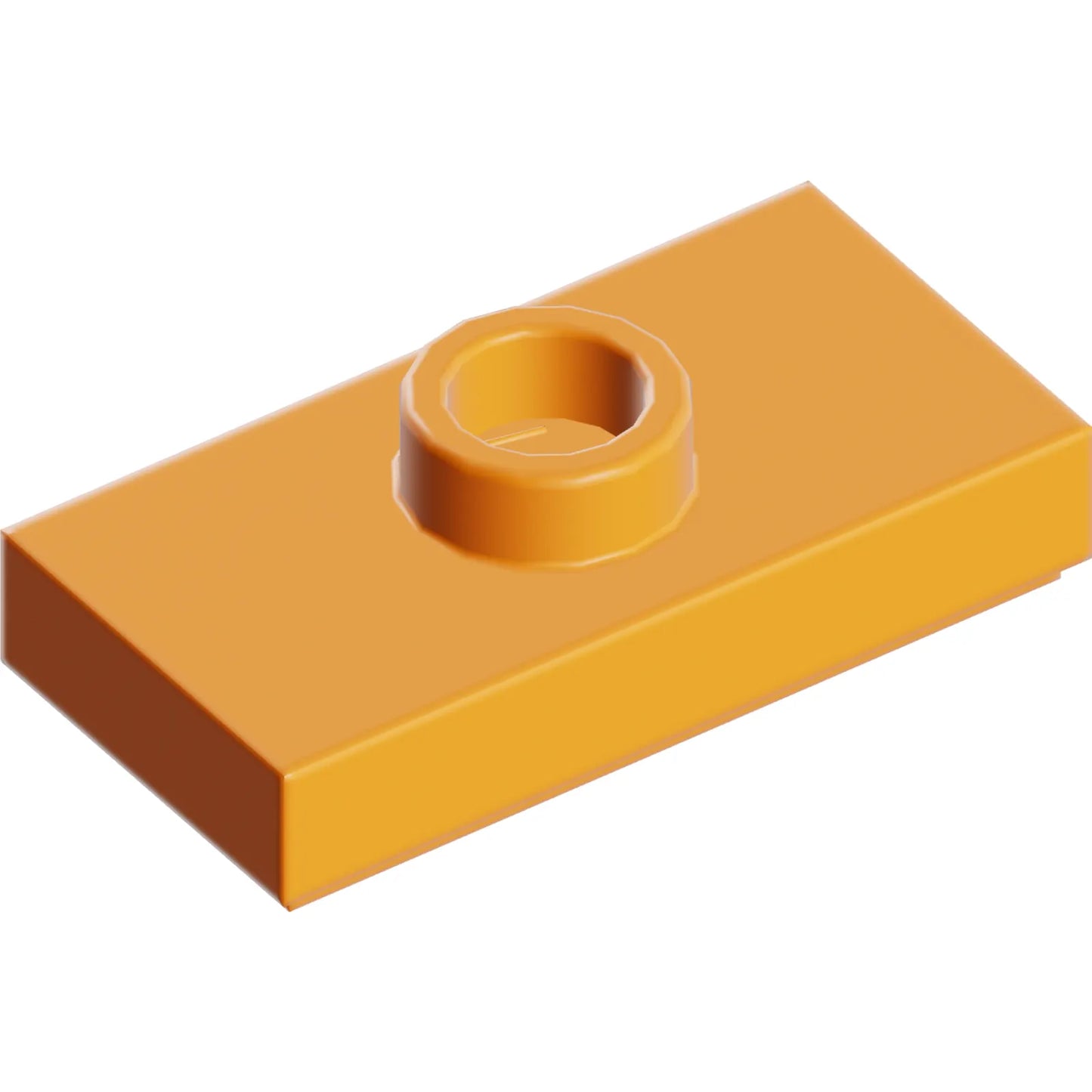 Part 15573 - Plate, Modified 1 x 2 with 1 Stud with Groove and Bottom Stud Holder (Jumper)