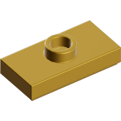 Part 15573 - Plate, Modified 1 x 2 with 1 Stud with Groove and Bottom Stud Holder (Jumper)