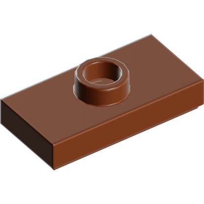 Part 15573 - Plate, Modified 1 x 2 with 1 Stud with Groove and Bottom Stud Holder (Jumper)