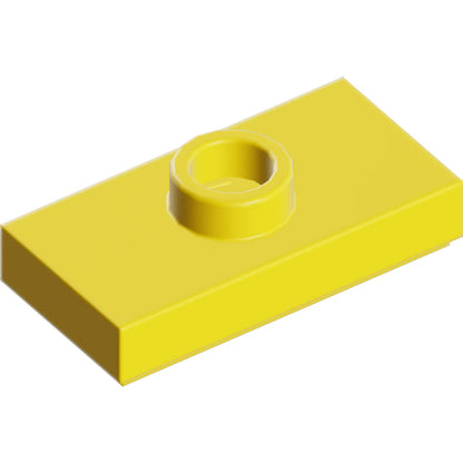 Part 15573 - Plate, Modified 1 x 2 with 1 Stud with Groove and Bottom Stud Holder (Jumper)