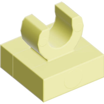 Part 15712 - Tile, Modified 1 x 1 with Open O Clip