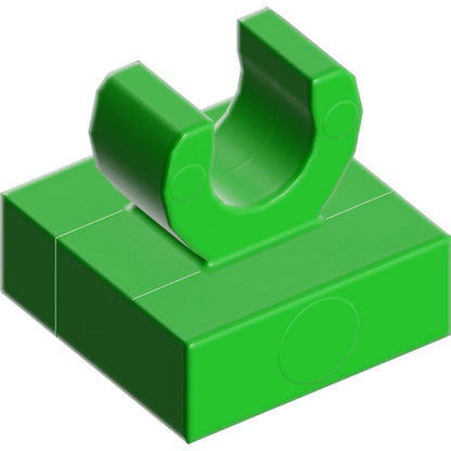 Part 15712 - Tile, Modified 1 x 1 with Open O Clip