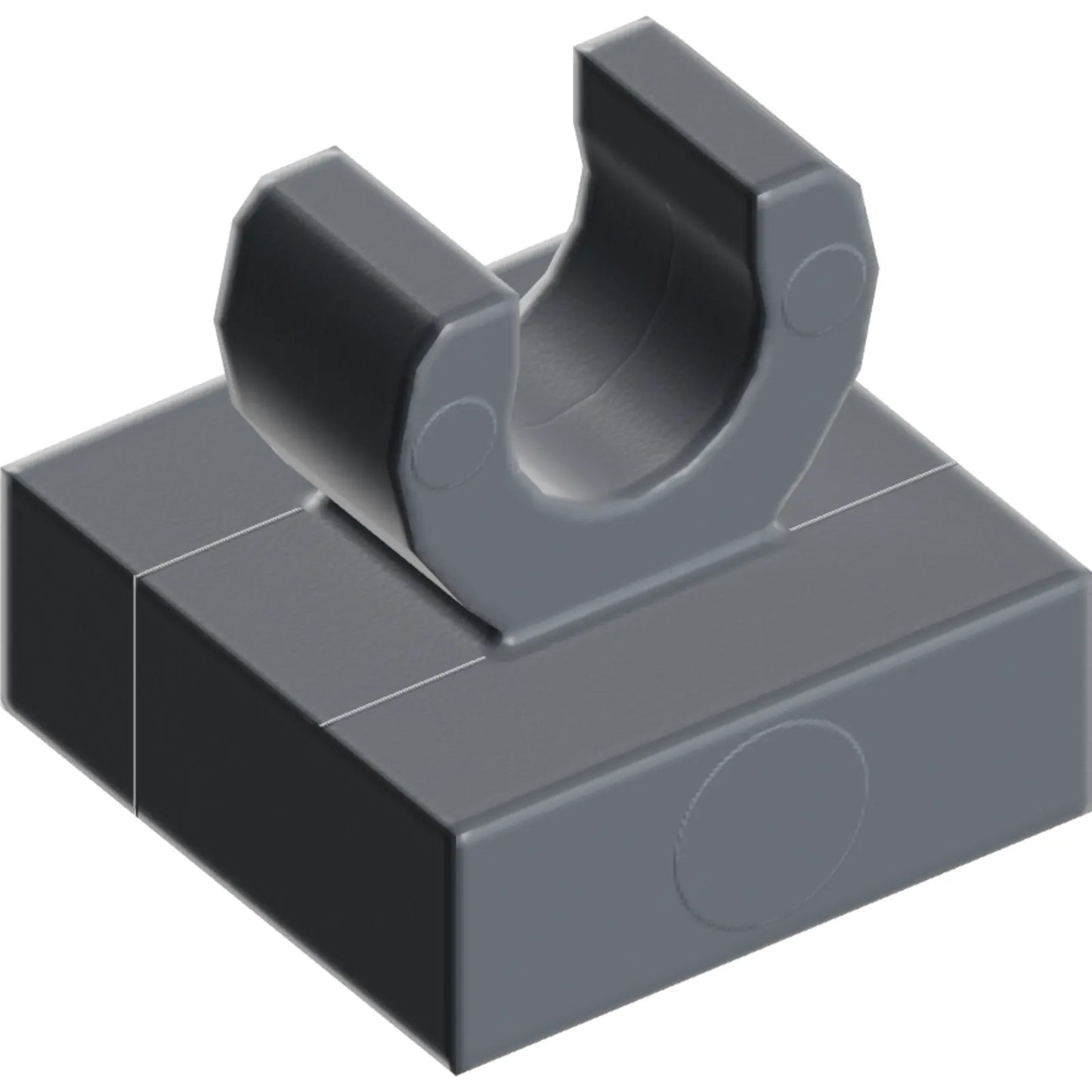 Part 15712 - Tile, Modified 1 x 1 with Open O Clip