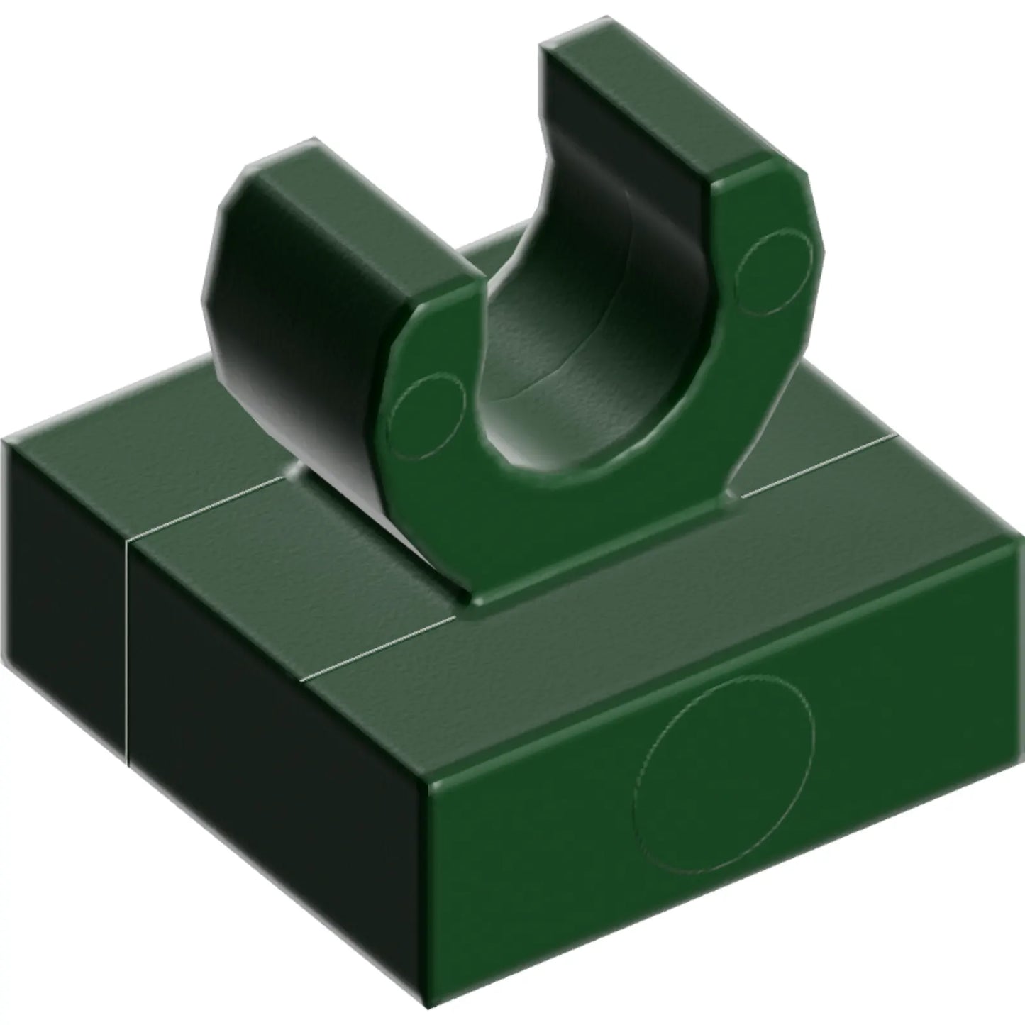 Part 15712 - Tile, Modified 1 x 1 with Open O Clip