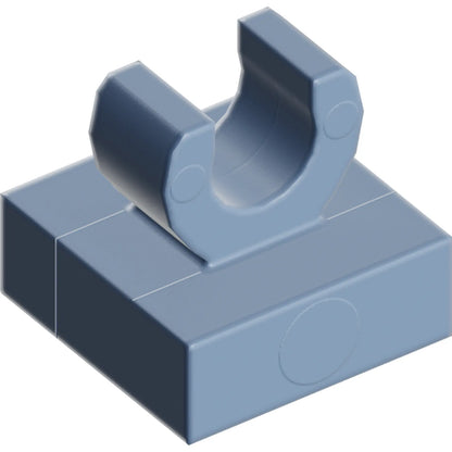 Part 15712 - Tile, Modified 1 x 1 with Open O Clip