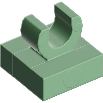 Part 15712 - Tile, Modified 1 x 1 with Open O Clip