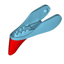 Part 1585pb01 - Dragon Head (Avatar Ikran) Jaw Lower with Red Crest Pattern