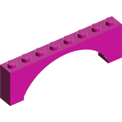 Part 16577 - Arch 1 x 8 x 2 Raised