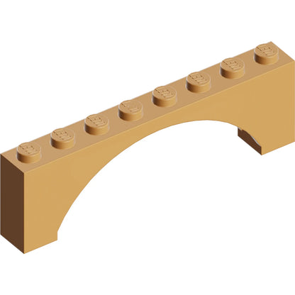 Part 16577 - Arch 1 x 8 x 2 Raised