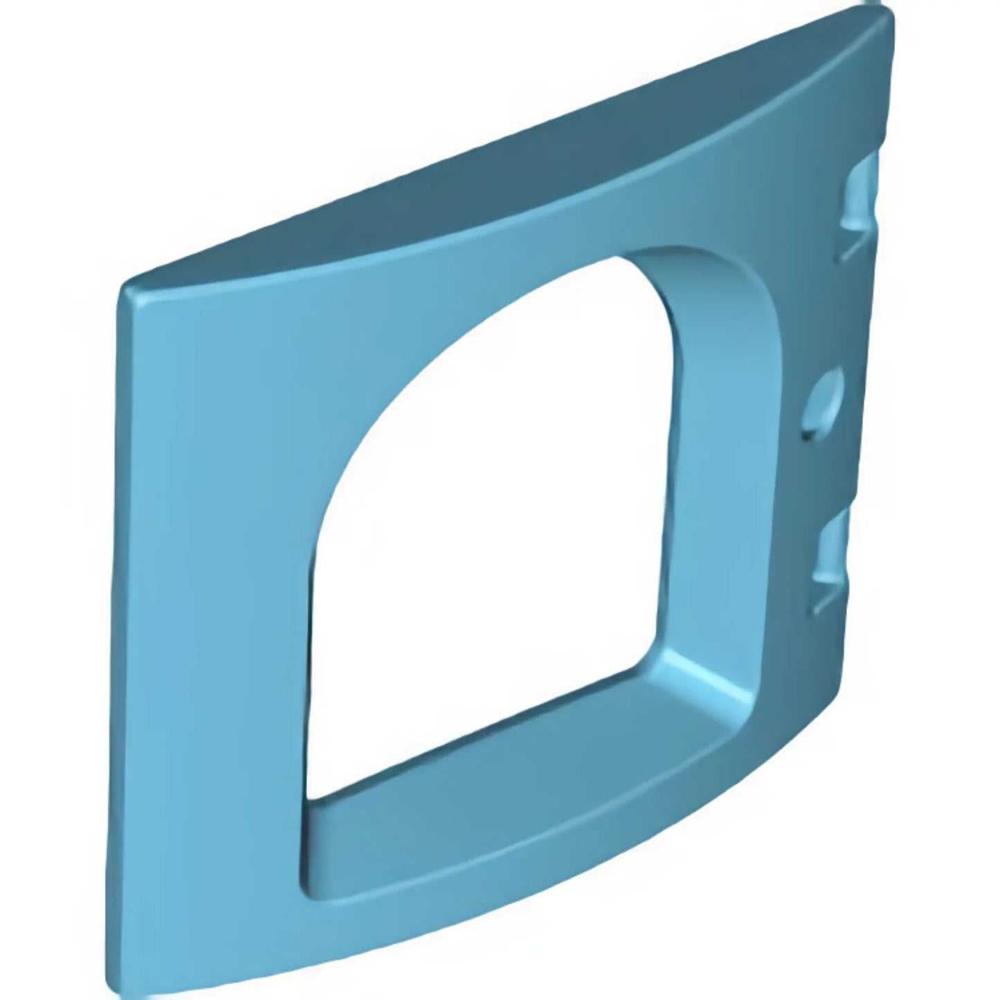 Part 16598 - Duplo Door / Window Pane 1 x 4 x 3 Curved Front with Rounded Pane