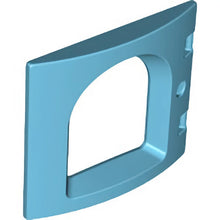 Part 16598 - Duplo Door / Window Pane 1 x 4 x 3 Curved Front with Rounded Pane