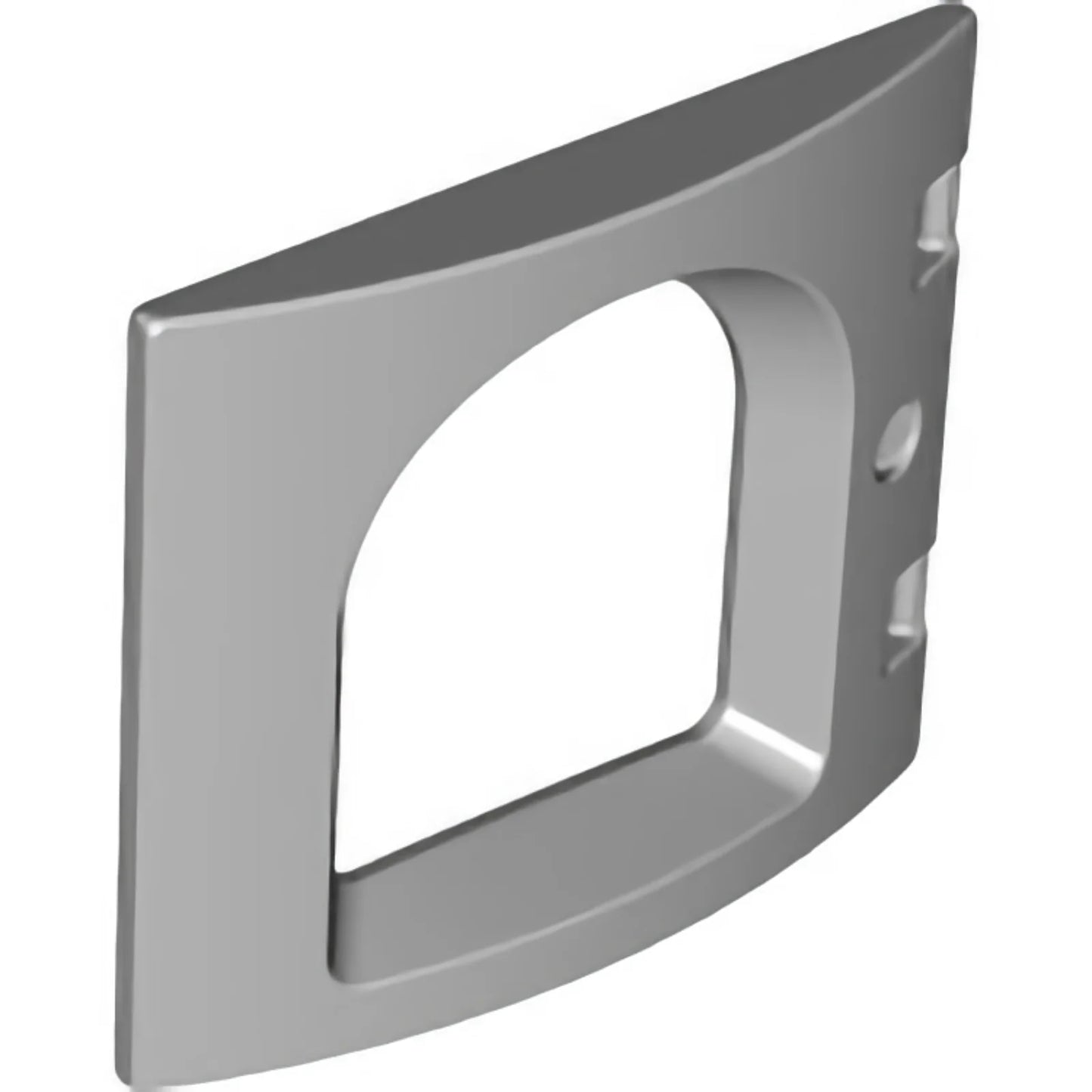 Part 16598 - Duplo Door / Window Pane 1 x 4 x 3 Curved Front with Rounded Pane