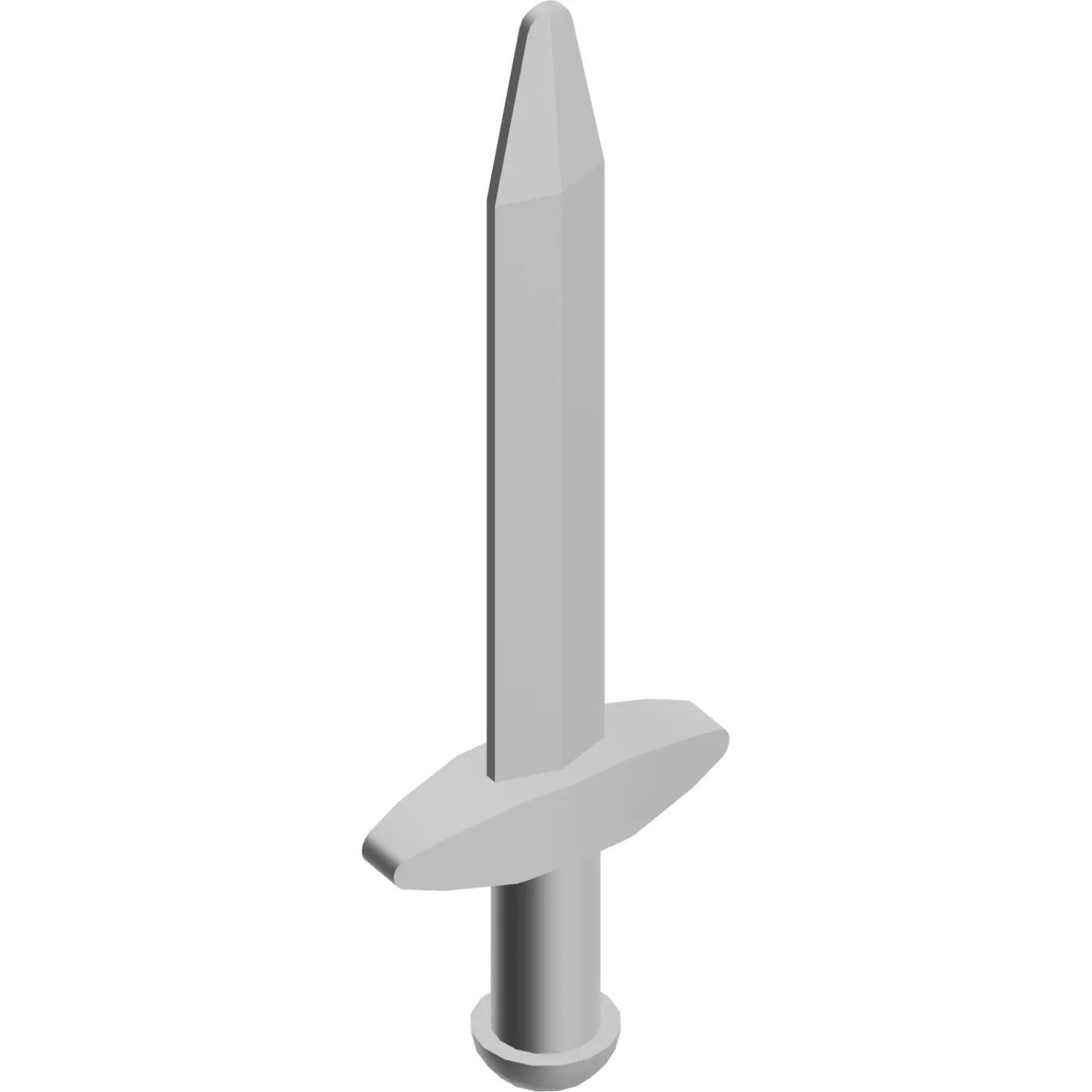 Part 18031 - Minifigure, Weapon Sword, Greatsword Pointed with Thick Crossguard