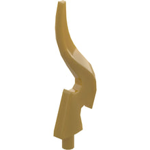 Part 18395 - Wave Rounded Curved Single with Bar End and Triangular Base (Flame)