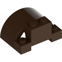 Part 1846 - Vehicle, Mudguard 4 x 3 x 1 2/3 with Arch Round, Wide Cylinder