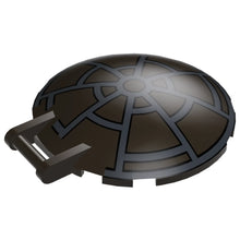 Part 18675pb03 - Dish 6 x 6 Inverted with Bar Handle with SW 8 Spoke Death Star Window Pattern