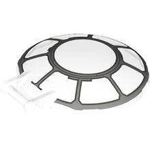 Part 18675pb14 - Dish 6 x 6 Inverted with Bar Handle with SW Millennium Falcon Cannon Window Pattern