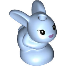 Part 18852pb03 - Bunny / Rabbit, Friends, Baby, Sitting with Black Eyes and Metallic Medium Lavender Nose Pattern
