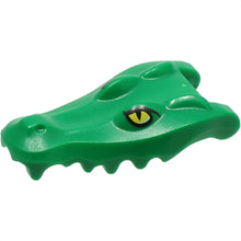 Part 18905pb03 - Alligator / Crocodile Head Jaw Upper with Yellow Eyes without White Glints Pattern