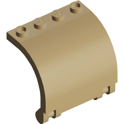 Part 18910 - Panel 3 x 4 x 3 Curved with Double Clip Hinge