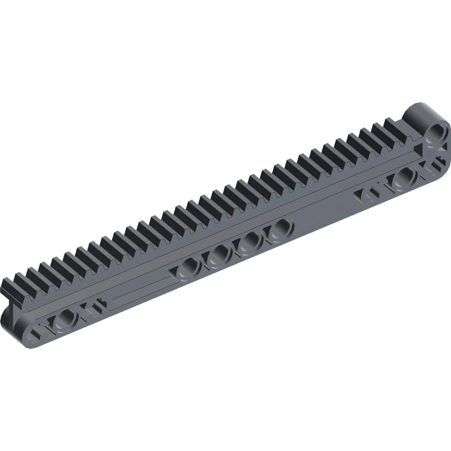 Part 18942 - Technic, Gear Rack 1 x 14 x 2 with Axle and Pin Holes
